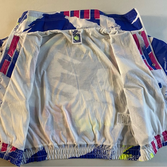 Nike Challenge Court Andre Agassi Windbreaker Women S Cropped Tennis 90s Jacket - Picture 7 of 14